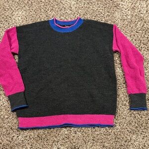 Fate Women's Crewneck Sweater - Black, Pink, and Blue